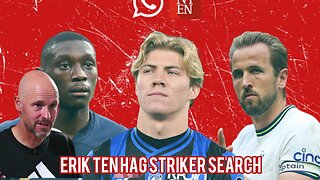 Erik ten Hag search for a new striker. Atalanta's Rasmus Hojlund is the Reds' top target