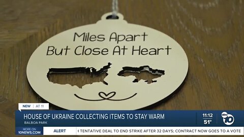 House of Ukraine collecting items to stay warm