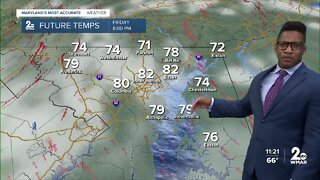 WMAR-2 News Patrick Pete's Thursday weather