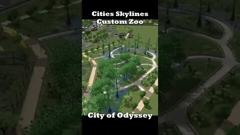 Custom Zoo in Cities Skylines #shorts