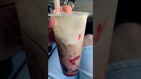 Strawberry Bubble Tea from Tea Talks