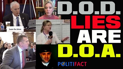 Departments of Defense Lies about WhistleBlower Vaccine Report Ron Johnson Thomas Renz Politifact