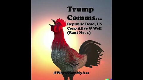 Trump Comms...Republic Dead, US Corp Alive & Well (Rant No. 1) #rant #conspiracy #venting