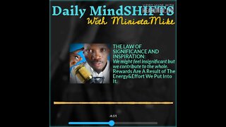 Daily MindSHIFTS Episode 122