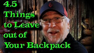 BACKPACKING TIPS | LEAVE these OUT of YOUR BACKPACK!