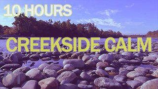 Creekside calm | Relax/ Sleep/ Study | 10 hours water and nature sounds for relaxation | meditation