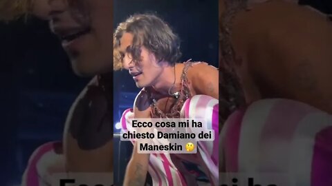 Ecco cosa mi ha chiesto Damiano dei Maneskin 🤔