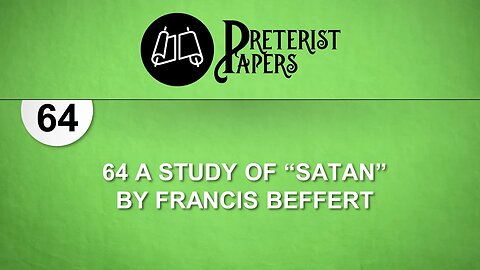 64 A Study of "Satan" by Francis Beffert