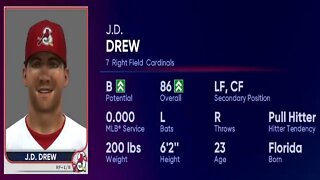 How To Create JD Drew Mlb The Show 22