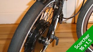 Scorcher Greenspeed 16 x 1.5 Tire on Brompton -- Six Month Review (6.2022)