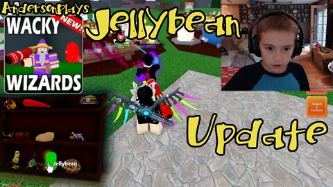 AndersonPlays Roblox Wacky Wizards 🍬JELLYBEAN UPDATE🍬 - How to Get Jellybean - All Jellybean Potions