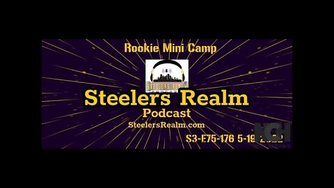 Steelers Rookie Minicamp 22 S3-E75-176 5 19 2022