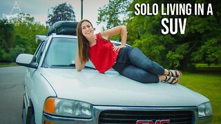 Solo SUV Life | DIY camper conversion with everything she needs.