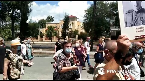 Procession of the "Immortal Regiment" was held in the capital of Cuba, Havana