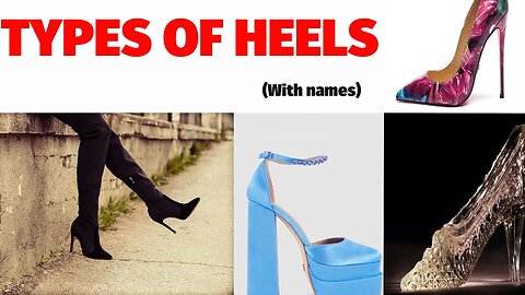 types of heels and their respective names