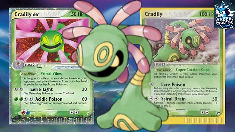 History of Cradily in the TCG The Pokemon Trading Card Game Overview!!