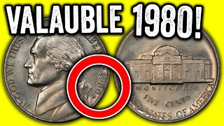 1980 ERROR NICKELS WORTH MONEY - VALUABLE US COINS TO LOOK FOR IN POCKET CHANGE!!
