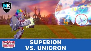 Angry Birds Transformers - Superion vs. Unicron
