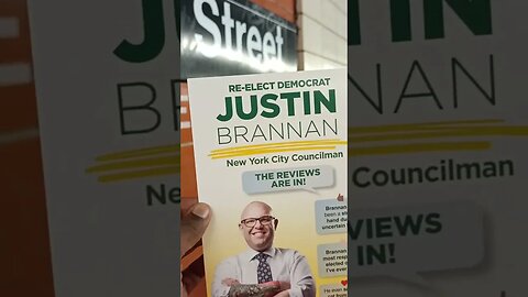 fuck Justin Brannan. vote for Ari Kagan on November 7th 2023 #garbage #vote #nyc #brooklyn #bayridge