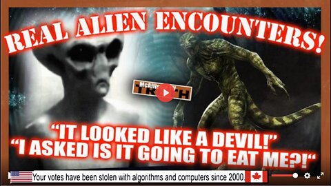 UFO FRIDAY! REAL ENCOUNTERS! REAL VIDEO! IT LOOKED LIKE A DEVIL! IS IT GOING TO EAT ME?!