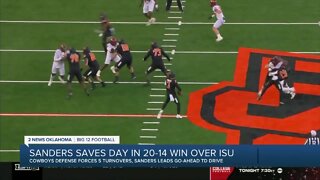 Sanders saves OSU late in win over Iowa State