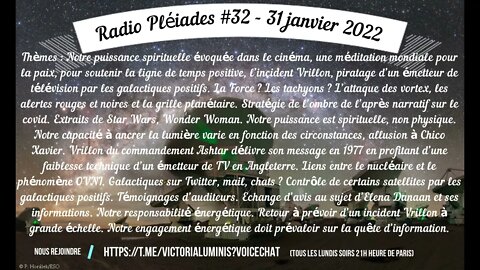 Radio Pléiades #32 - Notre puissance dans le cinéma, Alertes noires et Incident Vrillon