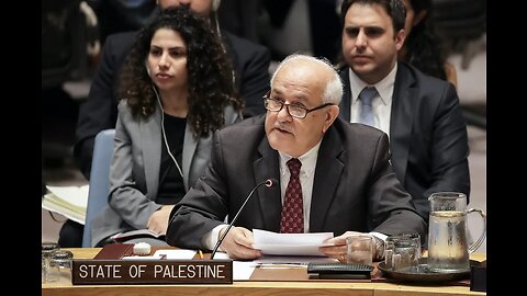Riyad Mansour criticó que Occidente solo permita a Israel defenderse