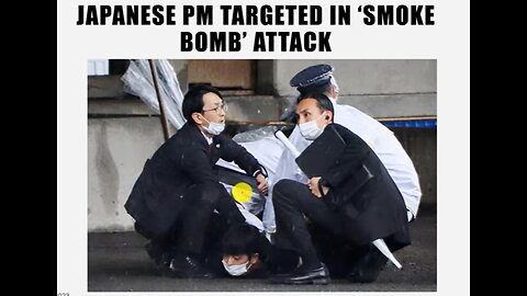 Japanese PM is Attacked (AGAIN)