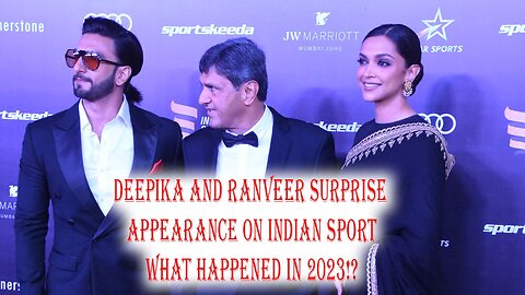 Deepika and Ranveer Surprise Appearance on Indian Sport--What Happened