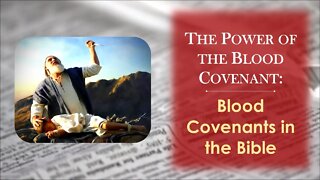 The Power of the Blood Covenant: Blood Covenants In The Bible