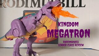Kingdom BEAST MEGATRON Transformers War For Cybertron Leader Class Review by Rodimusbill (Wave 1)