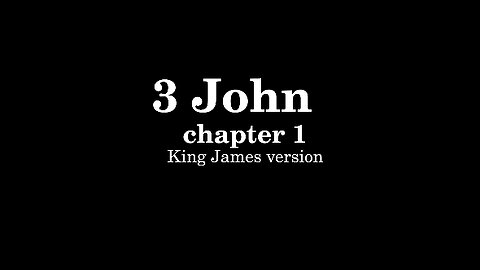 3 John 1 King James version