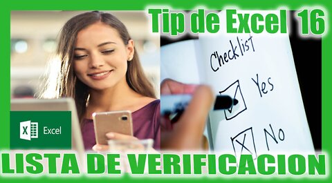 🆕 Cómo crear un CHECKLIST INTERACTIVO ✅ LISTA DE VERIFICACIÓN ✔ EXCEL 2019 👉 Tip 16 🔥