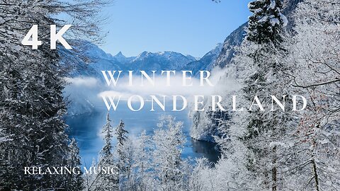 4K Best Winter Destinations | Meditation Relaxing Music for Stress Relief | Drone Video