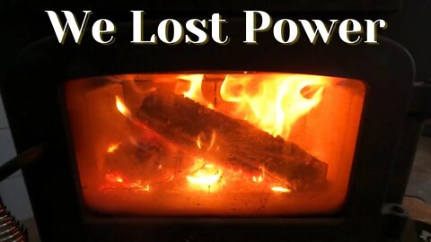We Lost Power | Making Breakfast On A Small Drolet Woodstove