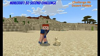 Minecraft 30 Second Challenge - Challenge 6 - Desert Rabbit