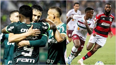 Palmeiras VENCE BEM e ASSUME A LIDERANÇA do Brasileirão; Flamengo EMPATA com Fluminense | CANELADA