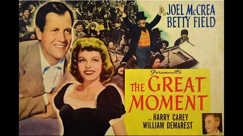 The Great Moment (1944) | American biographical comedy-drama film directed by Preston Sturges
