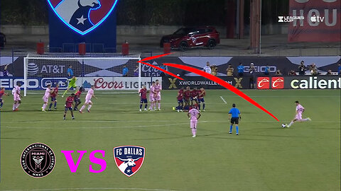 "Unbelievable! Watch Lionel Messi's Insane Free Kick Goal in Inter Miami CF vs FC Dallas Match!"