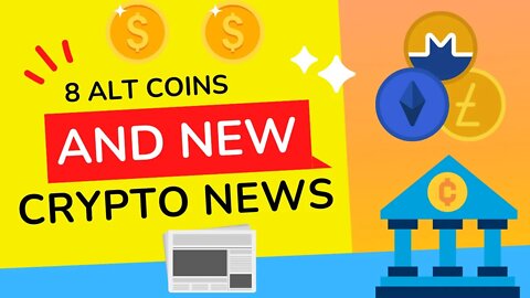 Top 8 Altcoins and Insane Crypto News.