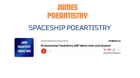 10 Spaceship PoeArtistry M87 Black Hole Quasar MP4