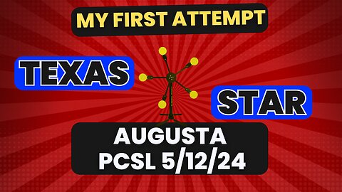 My first attempt at a Texas star. PCSL Match