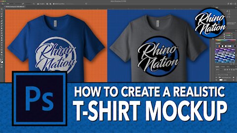 Create a T-Shirt Mockup in Adobe Photoshop