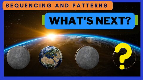 WHAT’S NEXT? CAN YOU GUESS? | Sequencing and patterns | PLANETS for kids | solar system |SafireDream