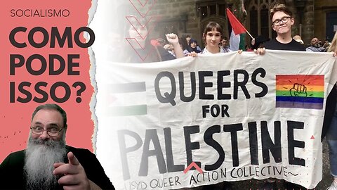 QUAL a LÓGICA de GRUPOS LGBTQ+ serem a FAVOR da PALESTINA, que MATA HOMOSSEXUAIS, e não de ISRAEL?