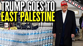 Trump Goes To East Palestine, Play Politics