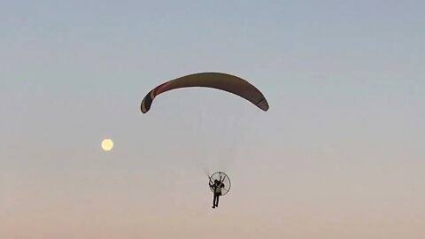 First flight #paramotor #solo #paramotoring #firstflight