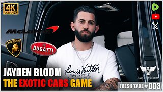 Presents Get PAID To Drive EXOTIC Cars w: Murci Luxury & Jayden Bloom | FRESH TAKE w/ @HighSideOps