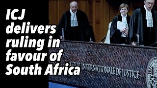 ICJ delivers ruling in favour of South Africa