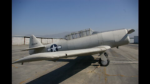 Warbird Aviation WWII RARE Static XAT-6 Texan w/Inline Engine